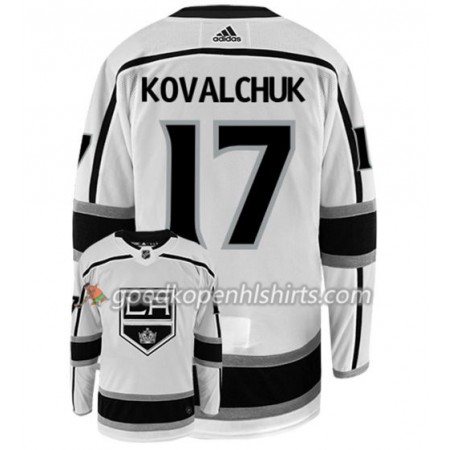Los Angeles Kings KOVALCHUK 17 Adidas Wit Authentic Shirt - Mannen